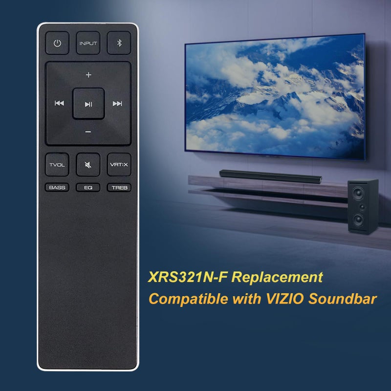 AULCMEET بديل جهاز التحكم عن بعد XRS321N-F متوافق مع Vizio SoundBar 2.0 قناة SB3220n-F6 SB2020n-G6 SB362An-F6 SB362An-F6E SB2020N-H6 SB362An-F46 SB2020N-G6M SB362An-F6B - Image 5